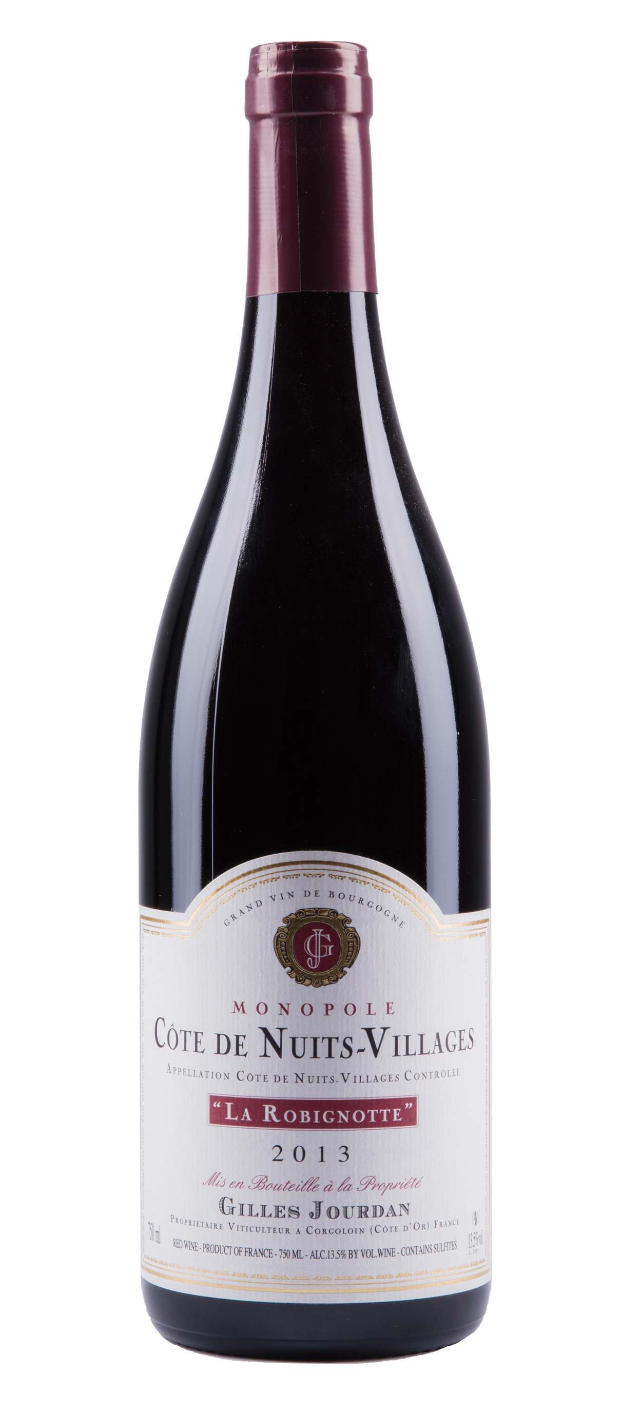 Cote de Nuits-Villages La Robignotte Monopole Domaine Gilles