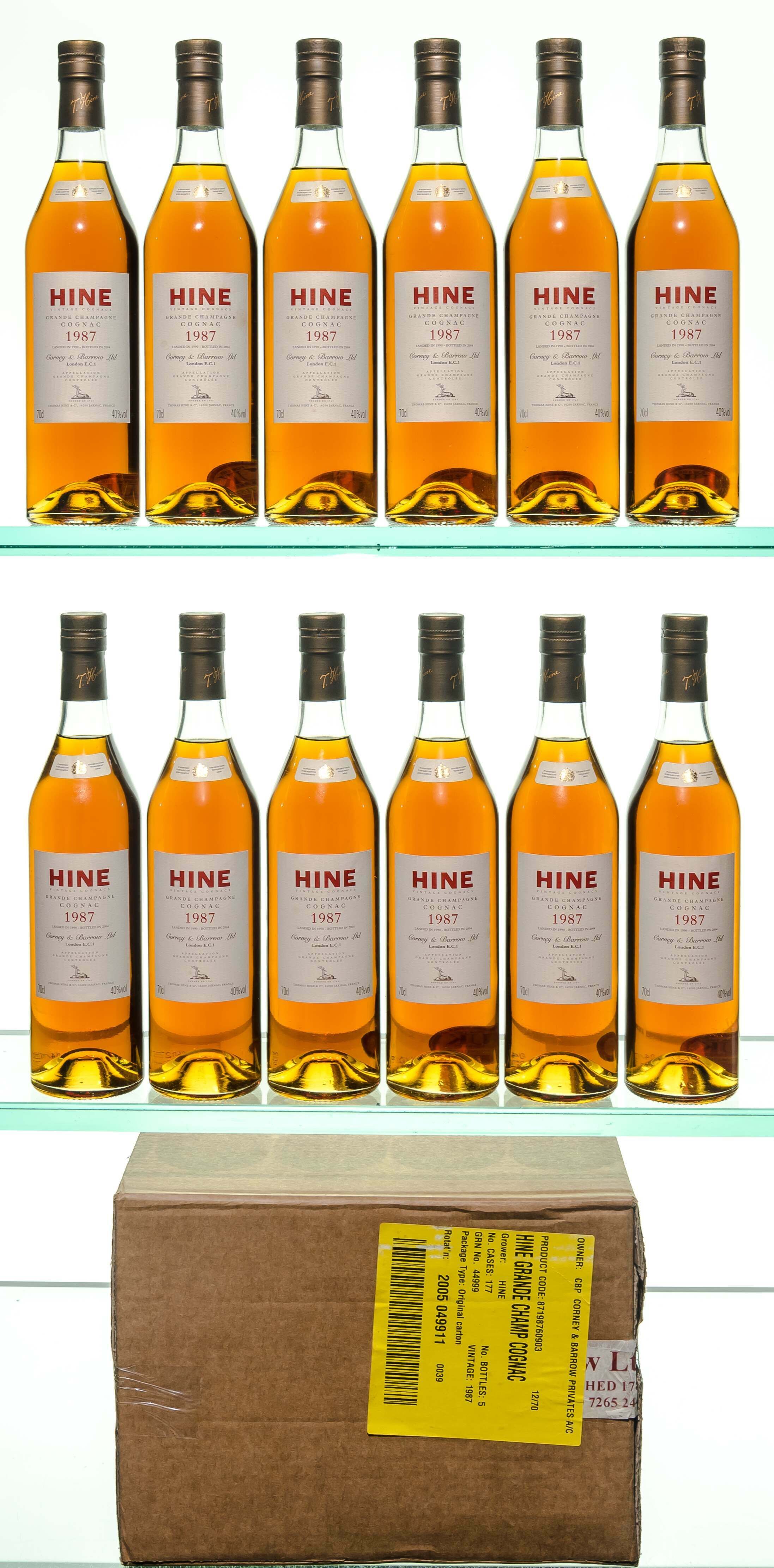 Hine Grande Champagne Early Landed Cognac 1987