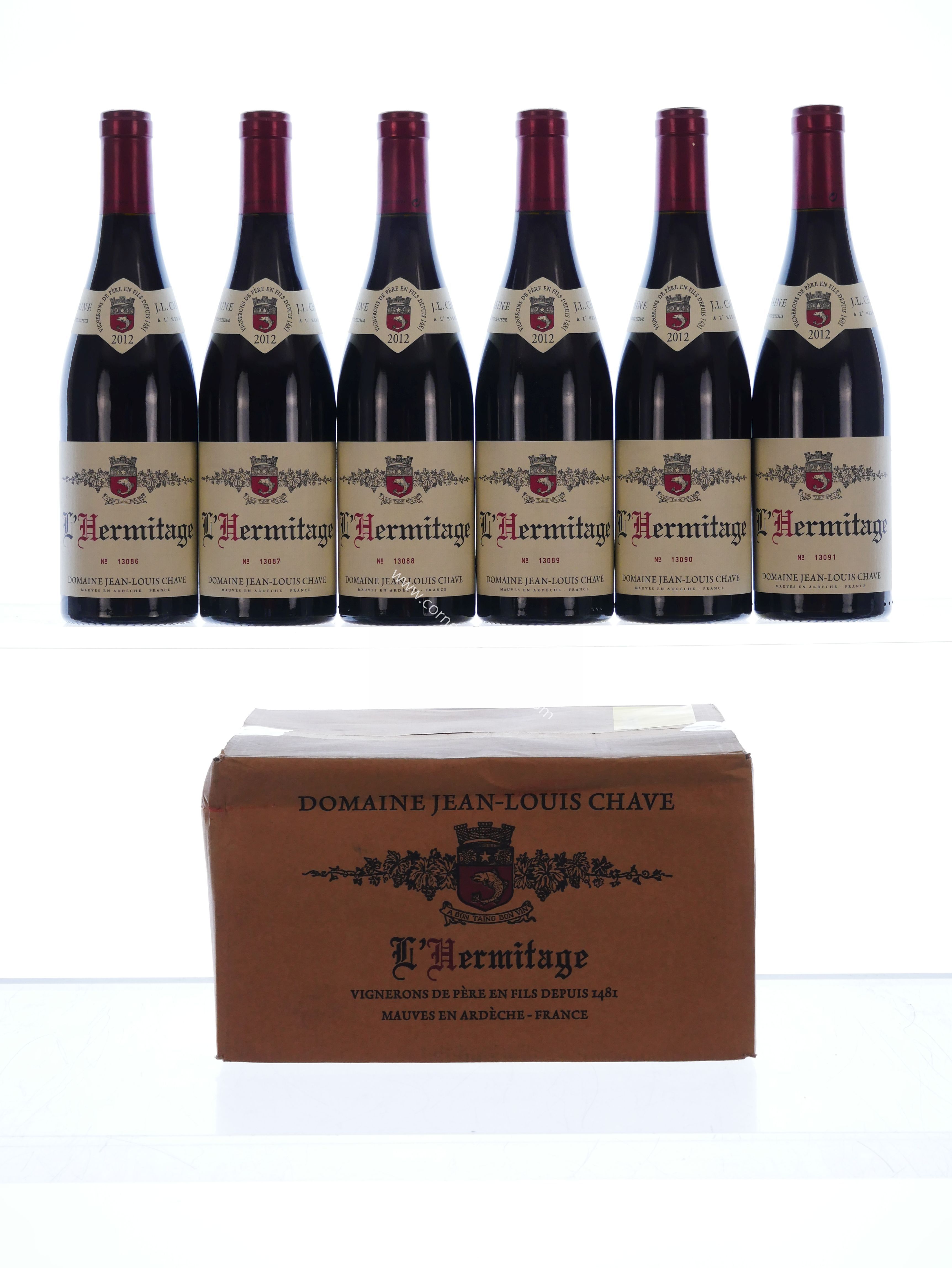 Hermitage Domaine Jean-Louis Chave 2012