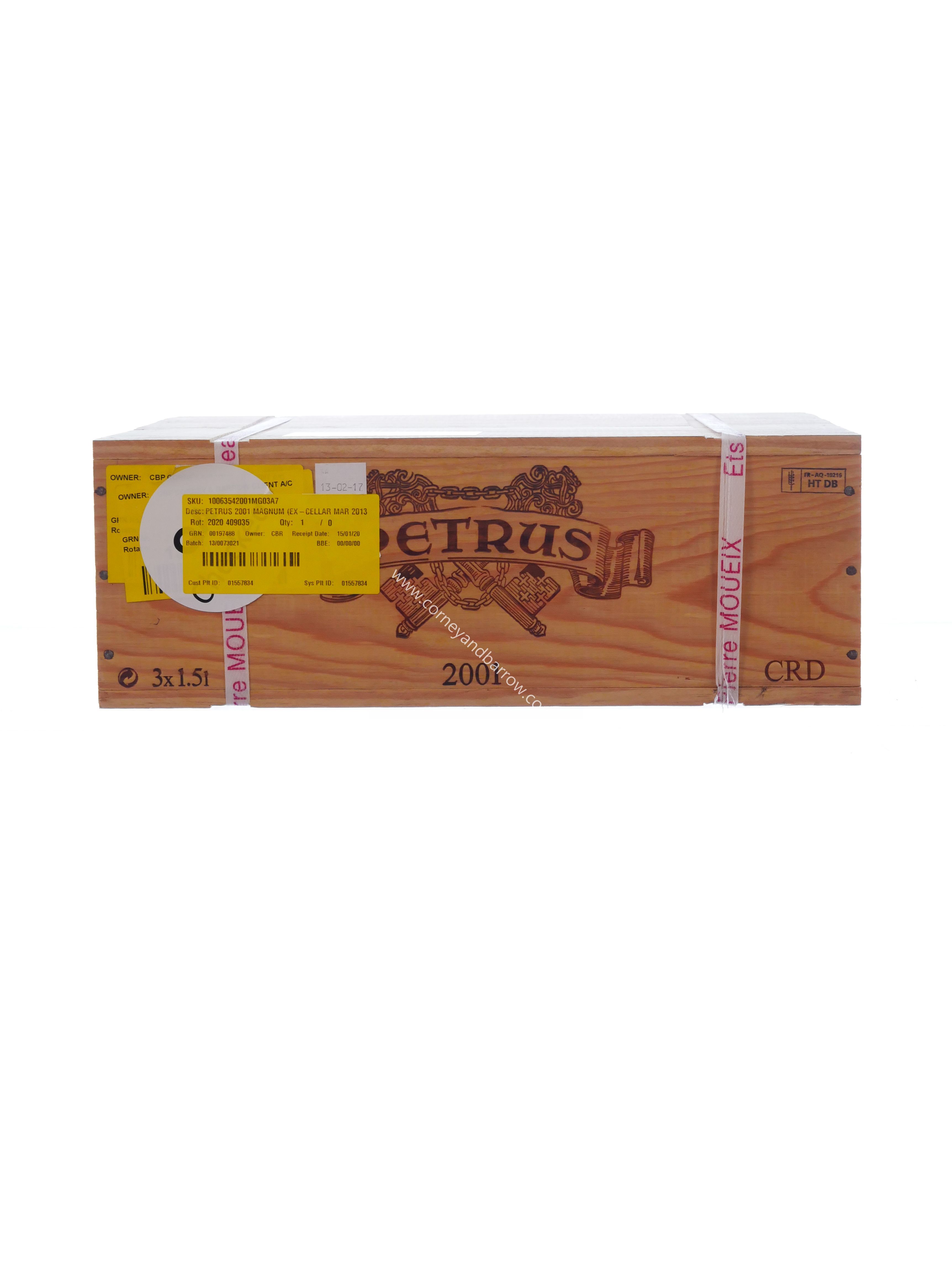 Petrus 2001 Magnum (Ex-Cellar Mar 2013)