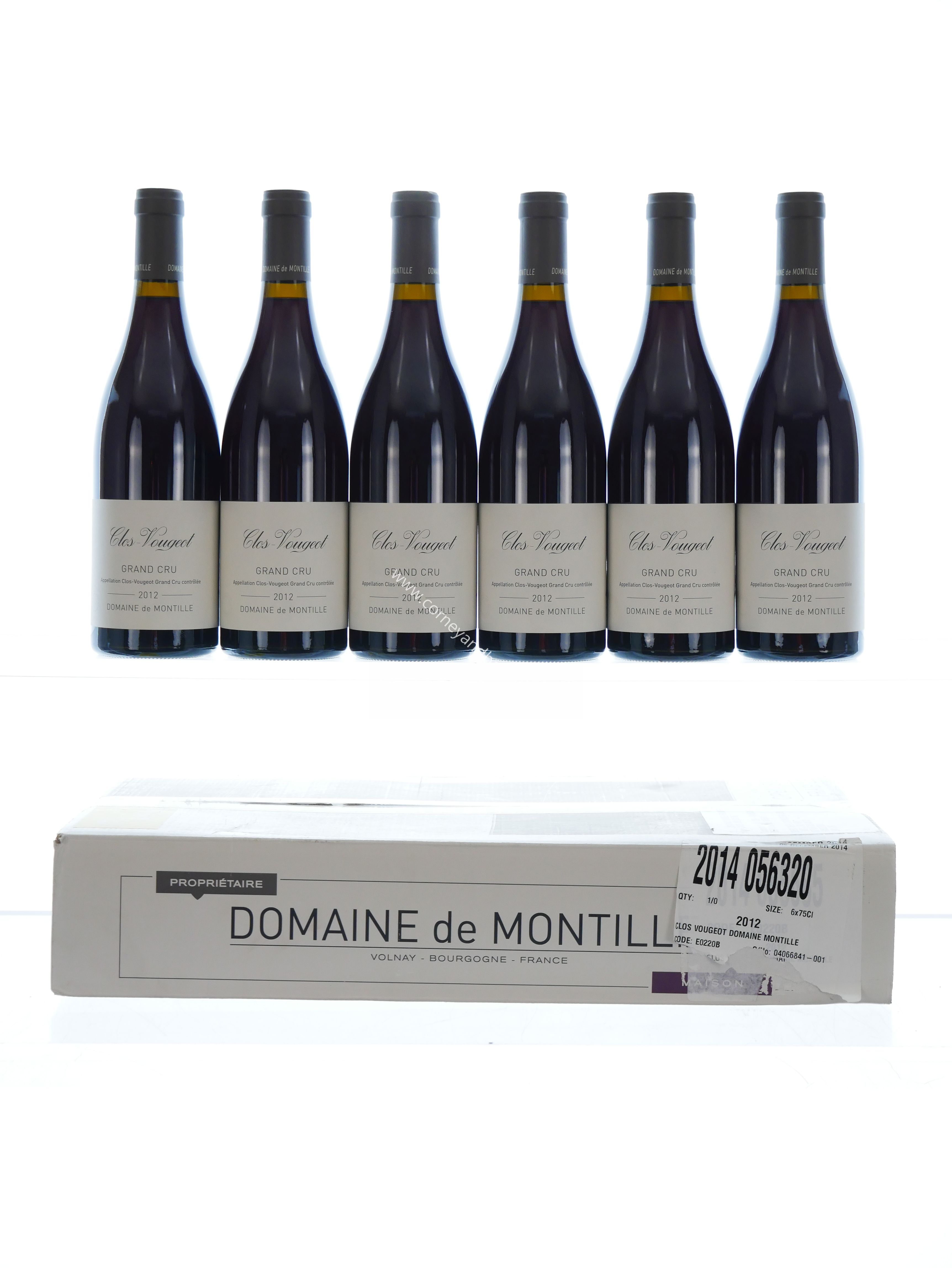 Clos de Vougeot Grand Cru Domaine de Montille 2012
