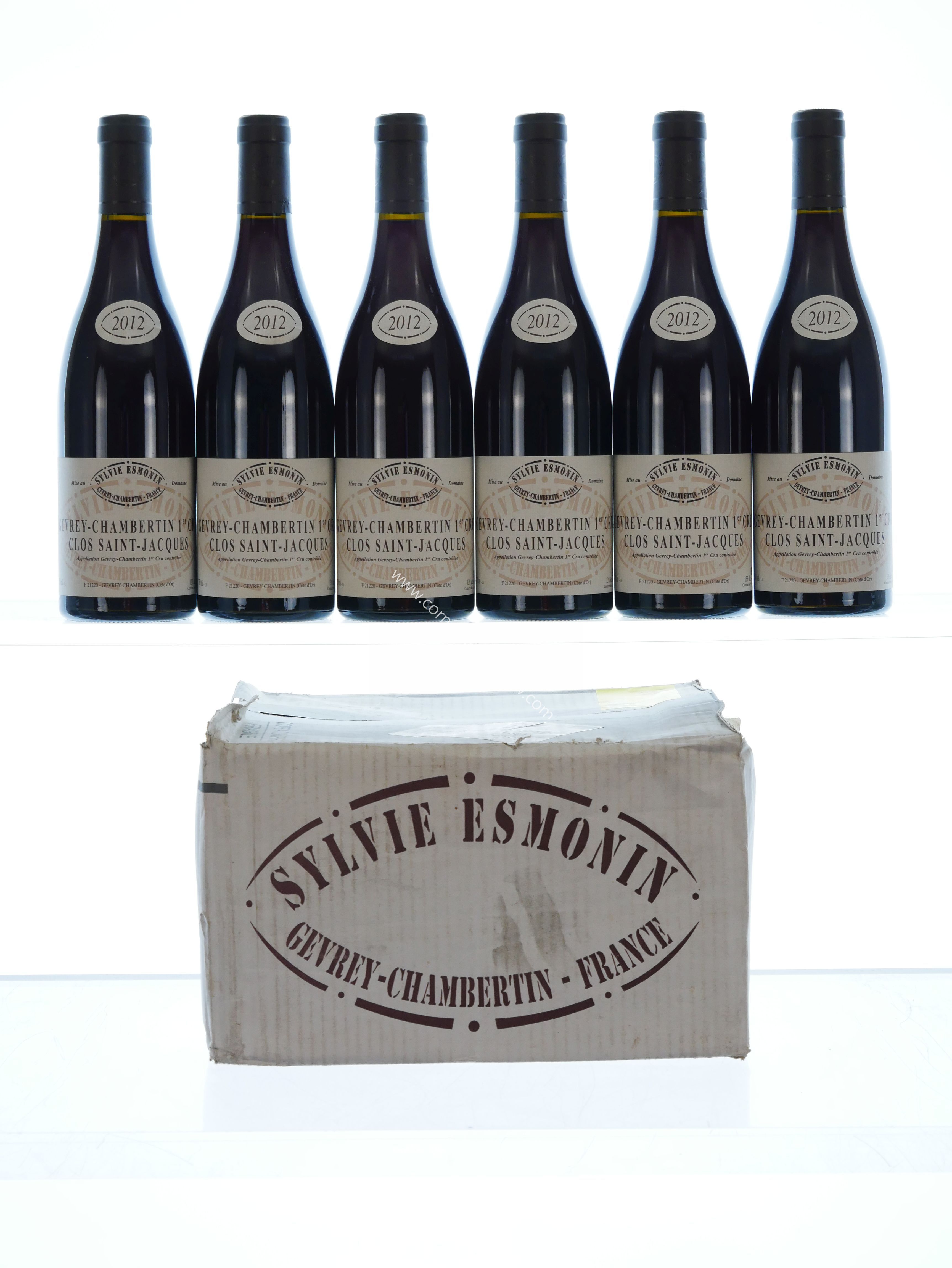 Gevrey-Chambertin Clos St-Jacques 1er Cru Domaine Sylvie Esmonin 2012