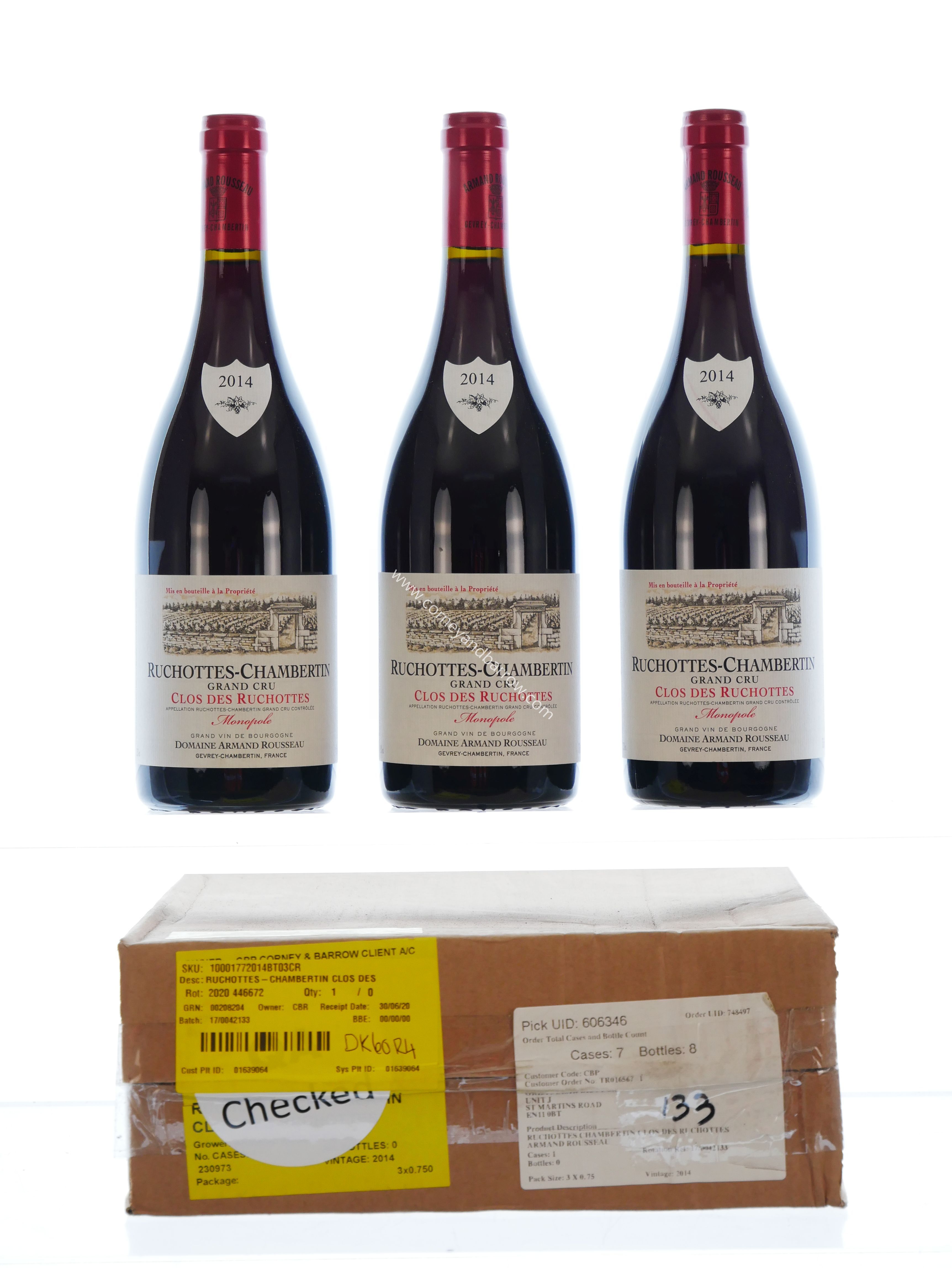 Ruchottes-Chambertin Clos des Ruchottes Grand Cru Domaine Armand Rousseau 2014