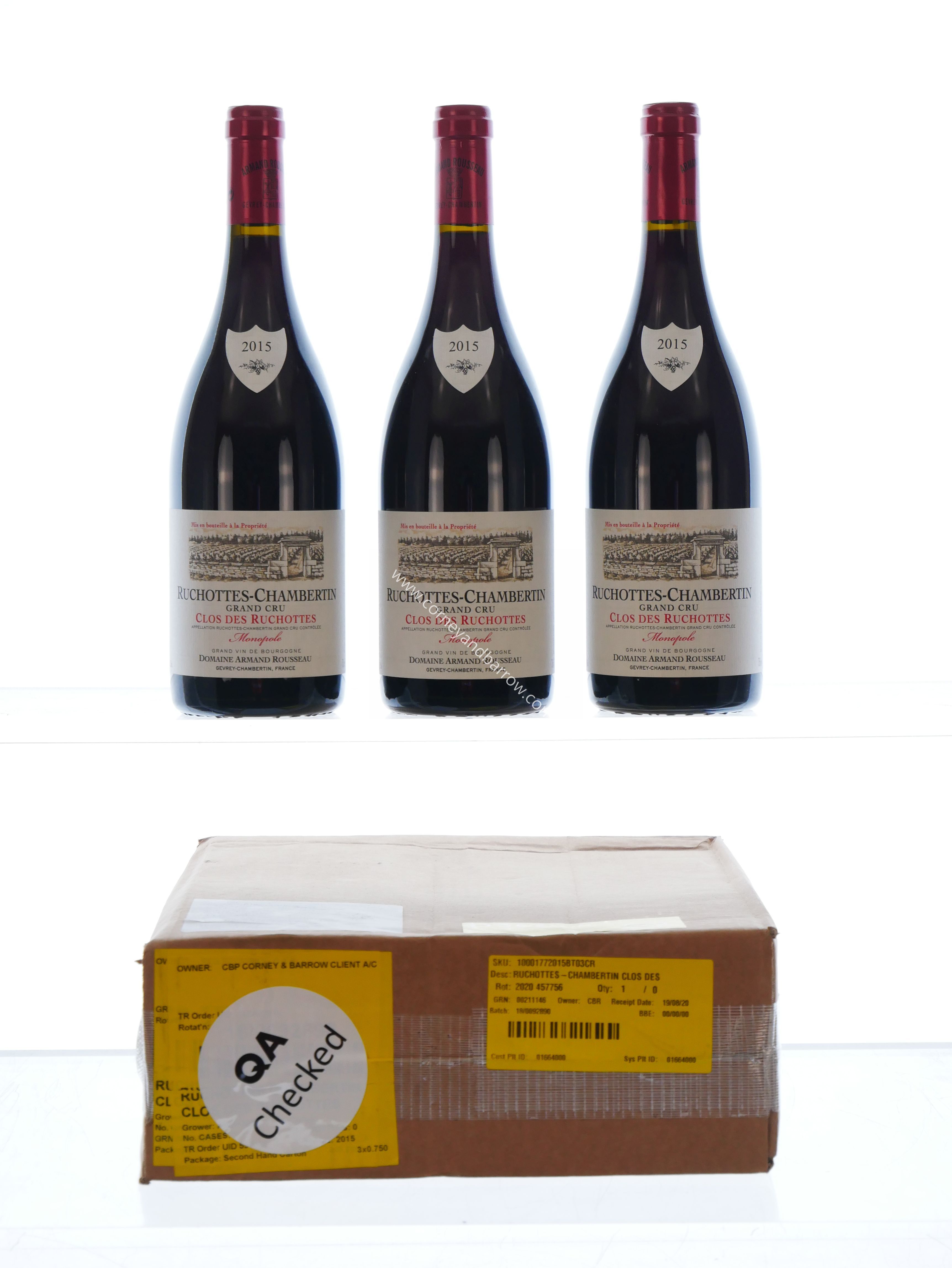Ruchottes-Chambertin Clos des Ruchottes Grand Cru Domaine Armand Rousseau 2015