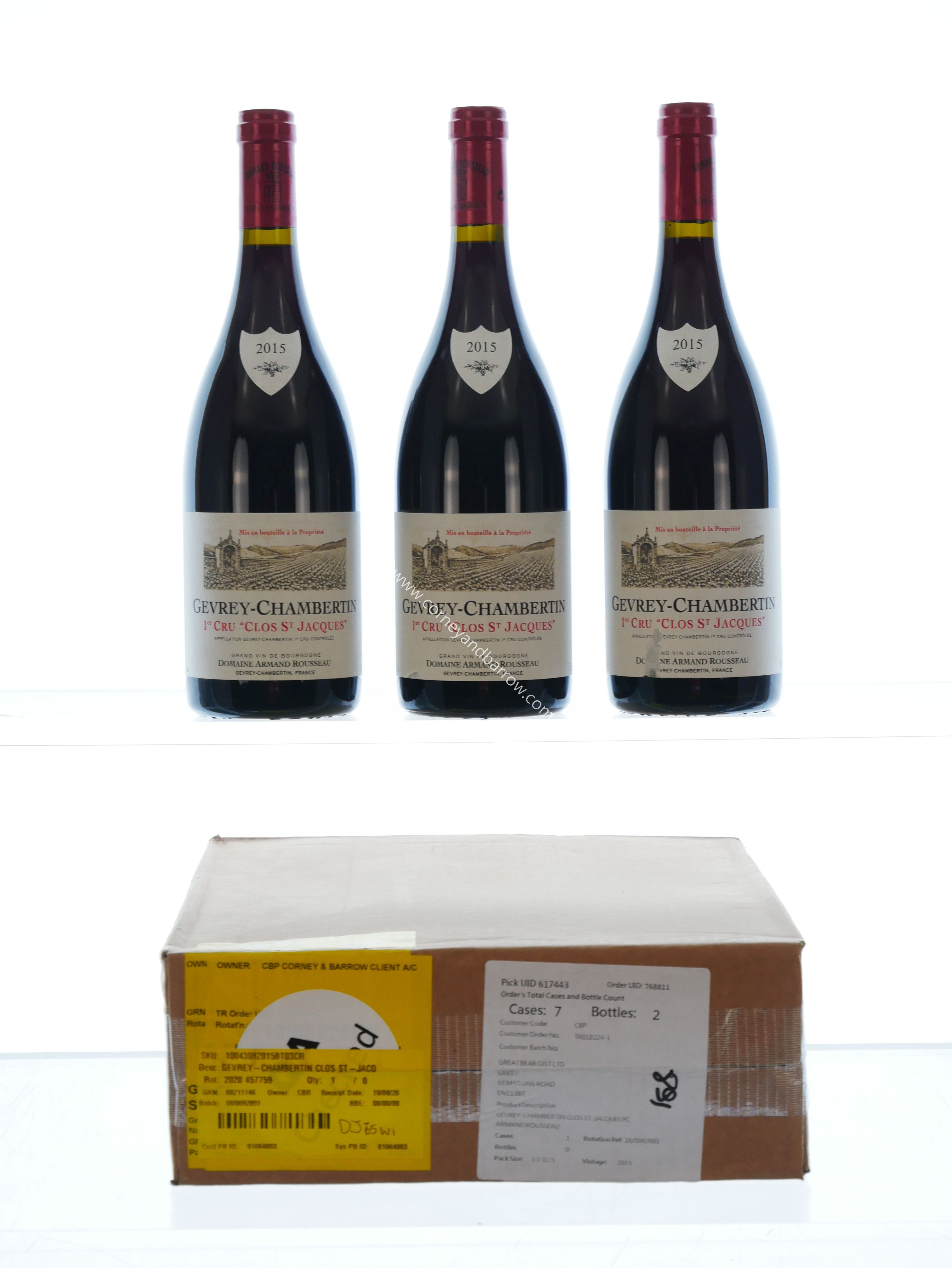 Gevrey-Chambertin Clos St-Jacques 1er Cru Domaine Armand Rousseau 2015