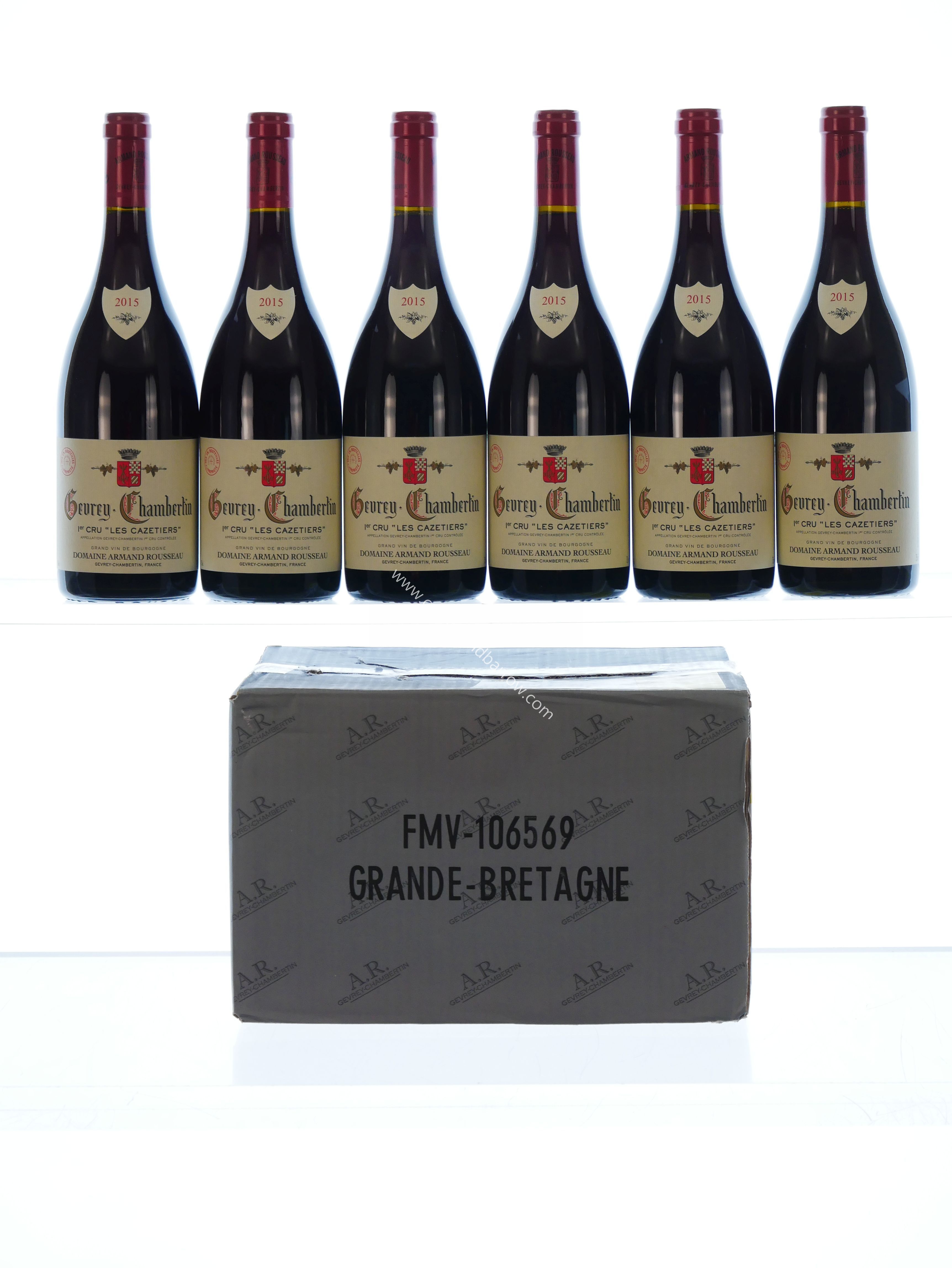 Gevrey-Chambertin Les Cazetiers 1er Cru Domaine Armand Rousseau 2015