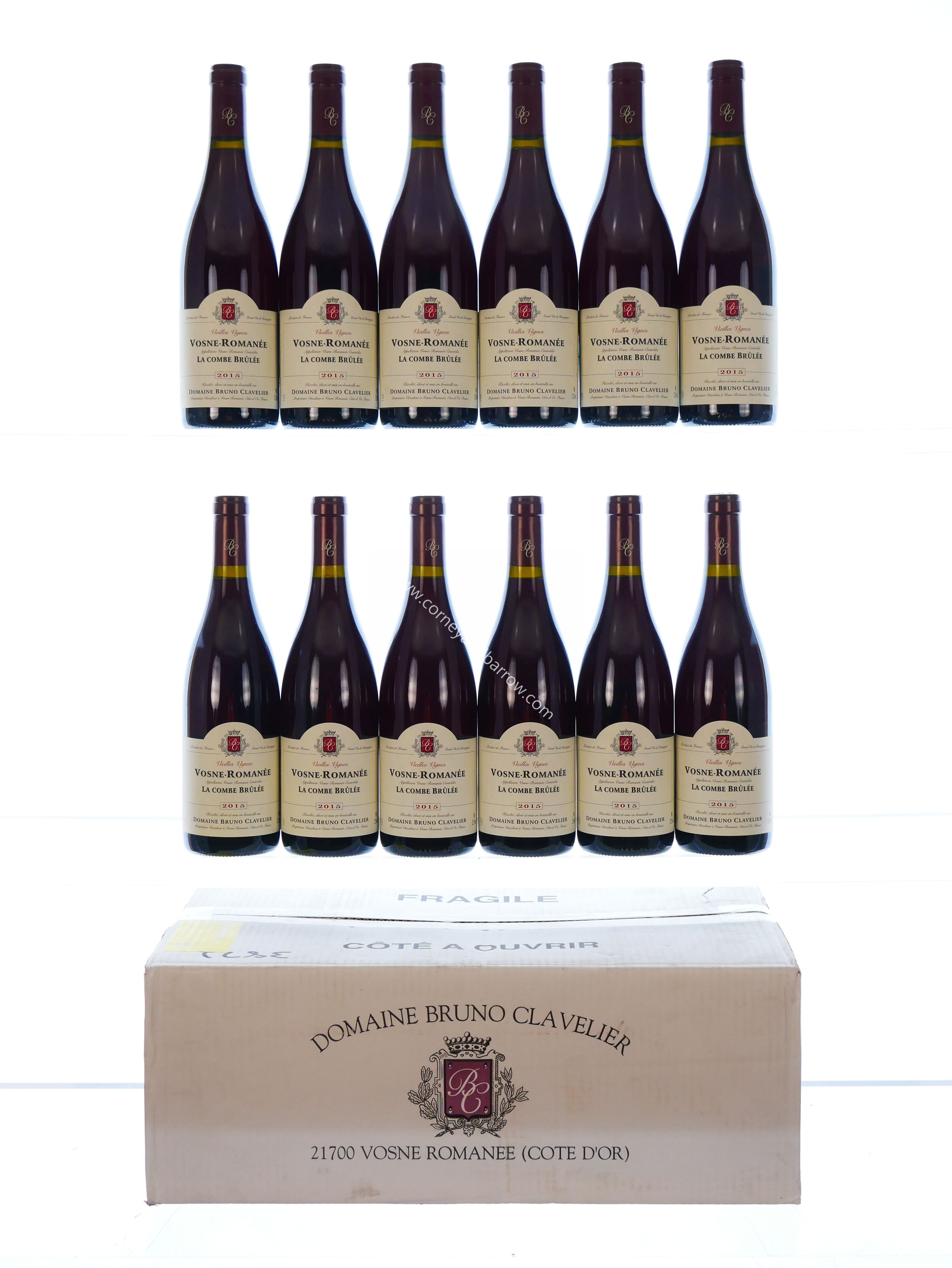 Vosne-Romanee La Combe Brulee Vieilles Vignes Domaine Bruno Clavelier 2015