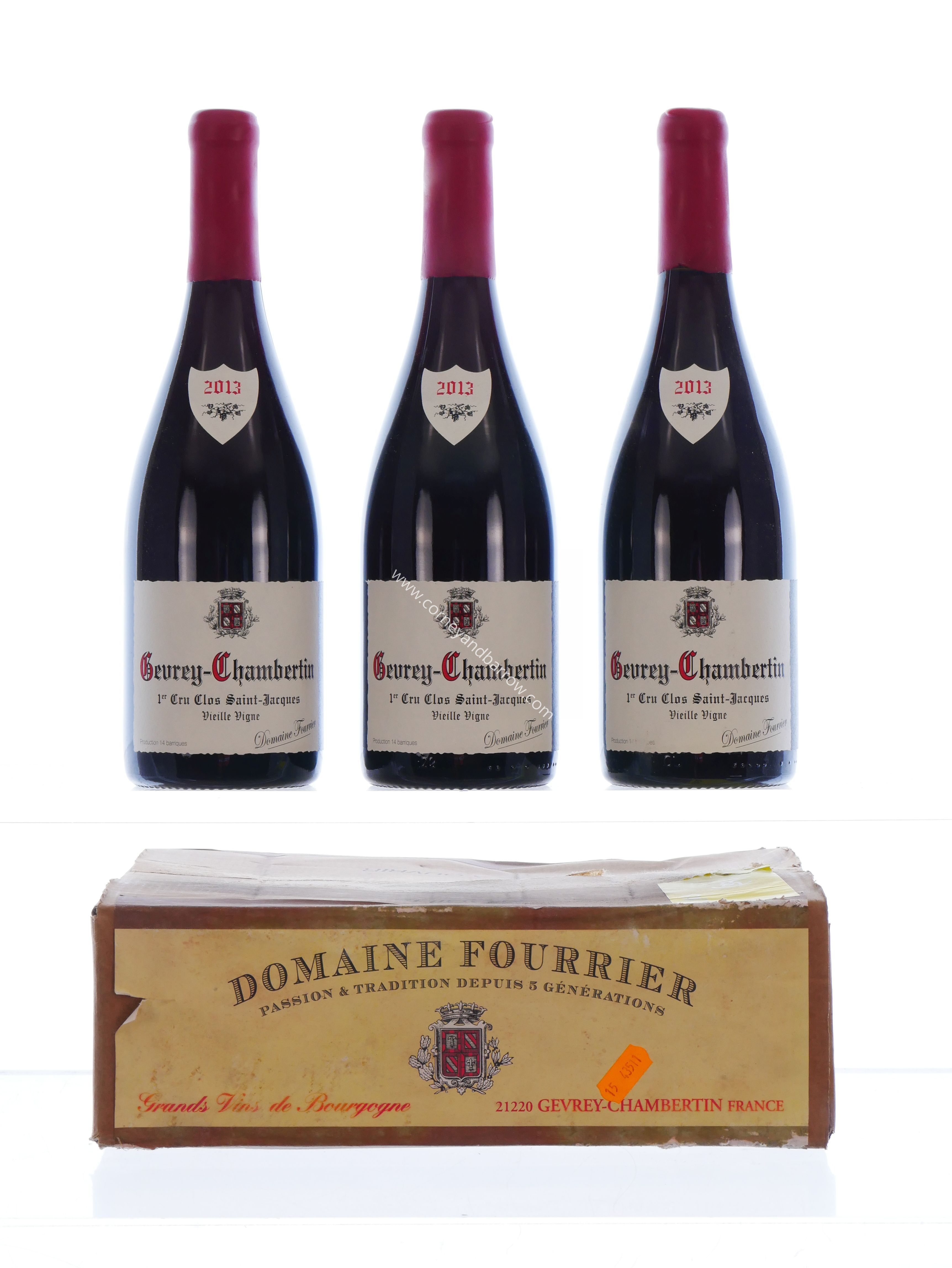 Gevrey-Chambertin Clos St-Jacques 1er Cru Vieilles Vignes Domaine Fourrier 2013