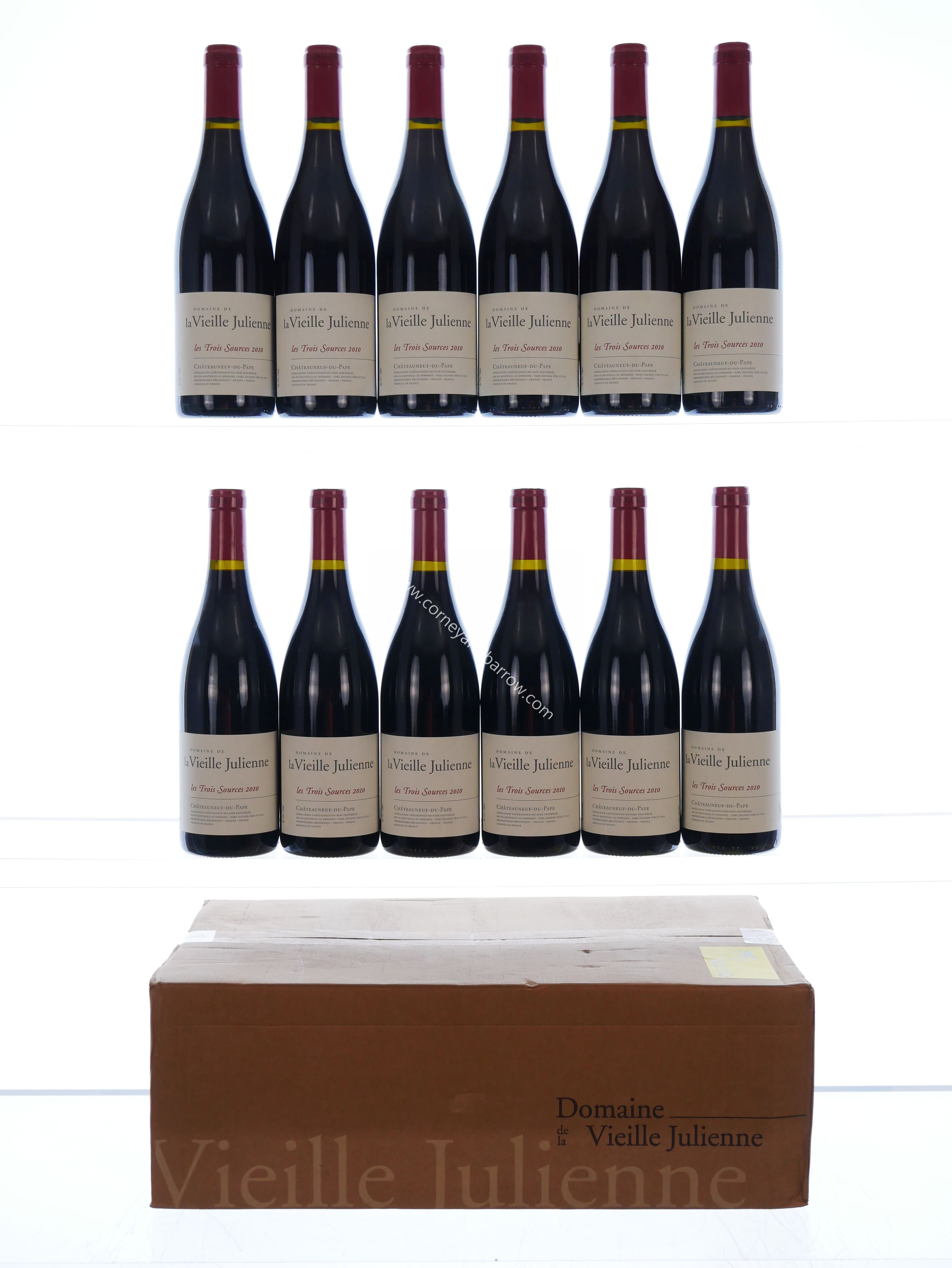 Chateauneuf-du-Pape Les Trois Sources Domaine de la Vieille Julienne 2010