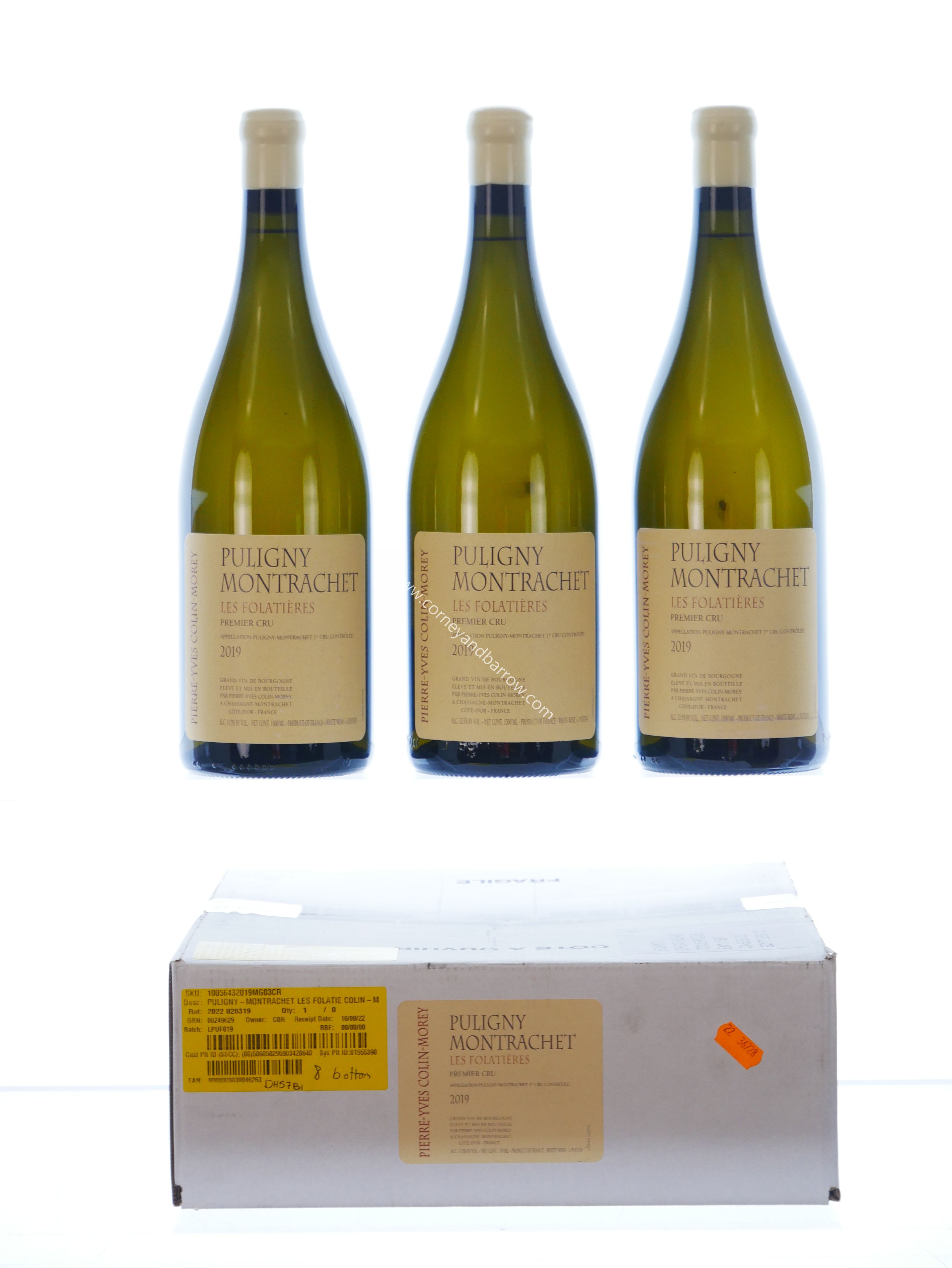 Puligny-Montrachet Les Folatieres 1er Cru Domaine Pierre-Yves Colin-Morey 2019 Magnum