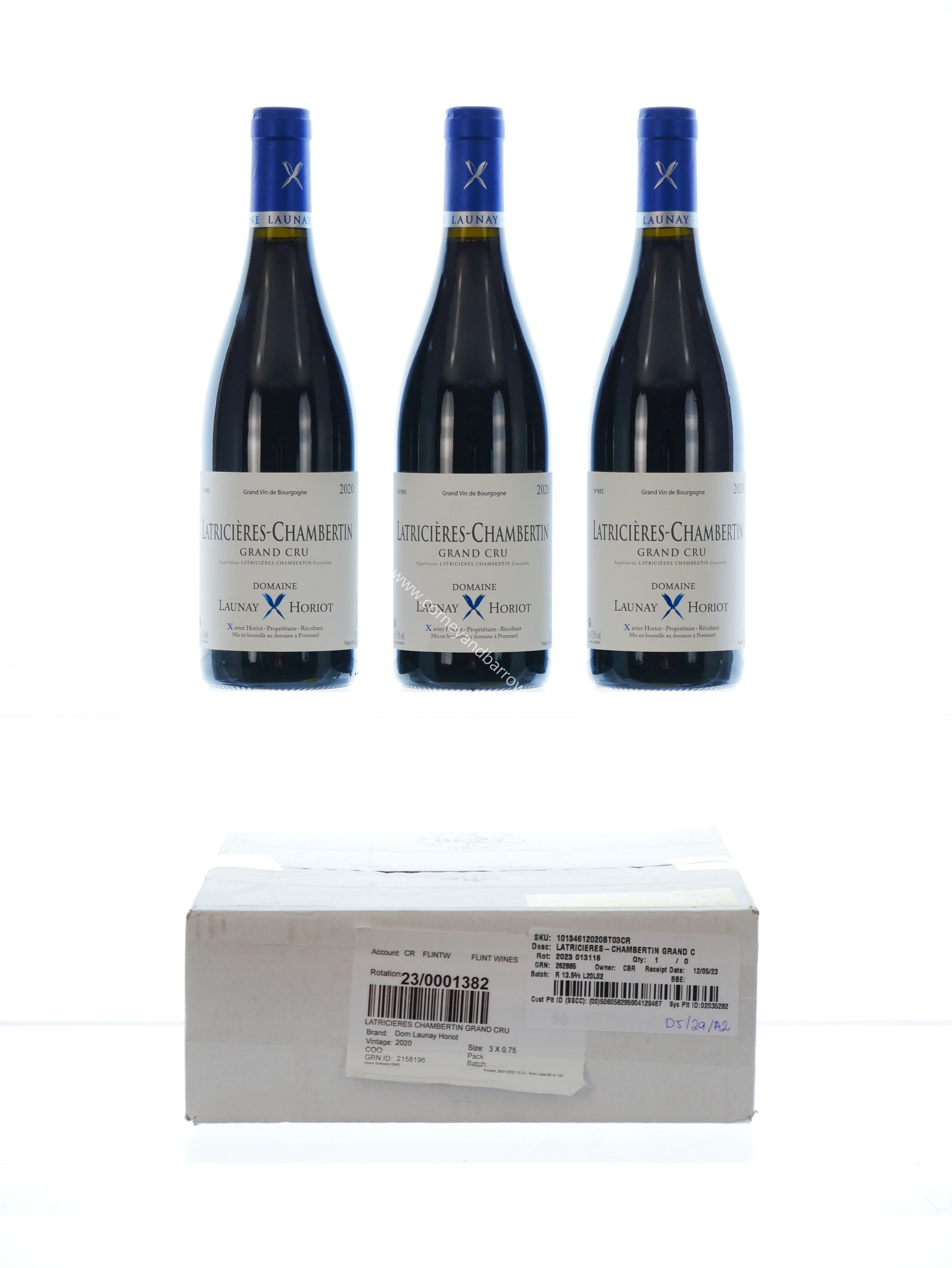 Latricieres-Chambertin Grand Cru Domaine Launay-Horiot 2020