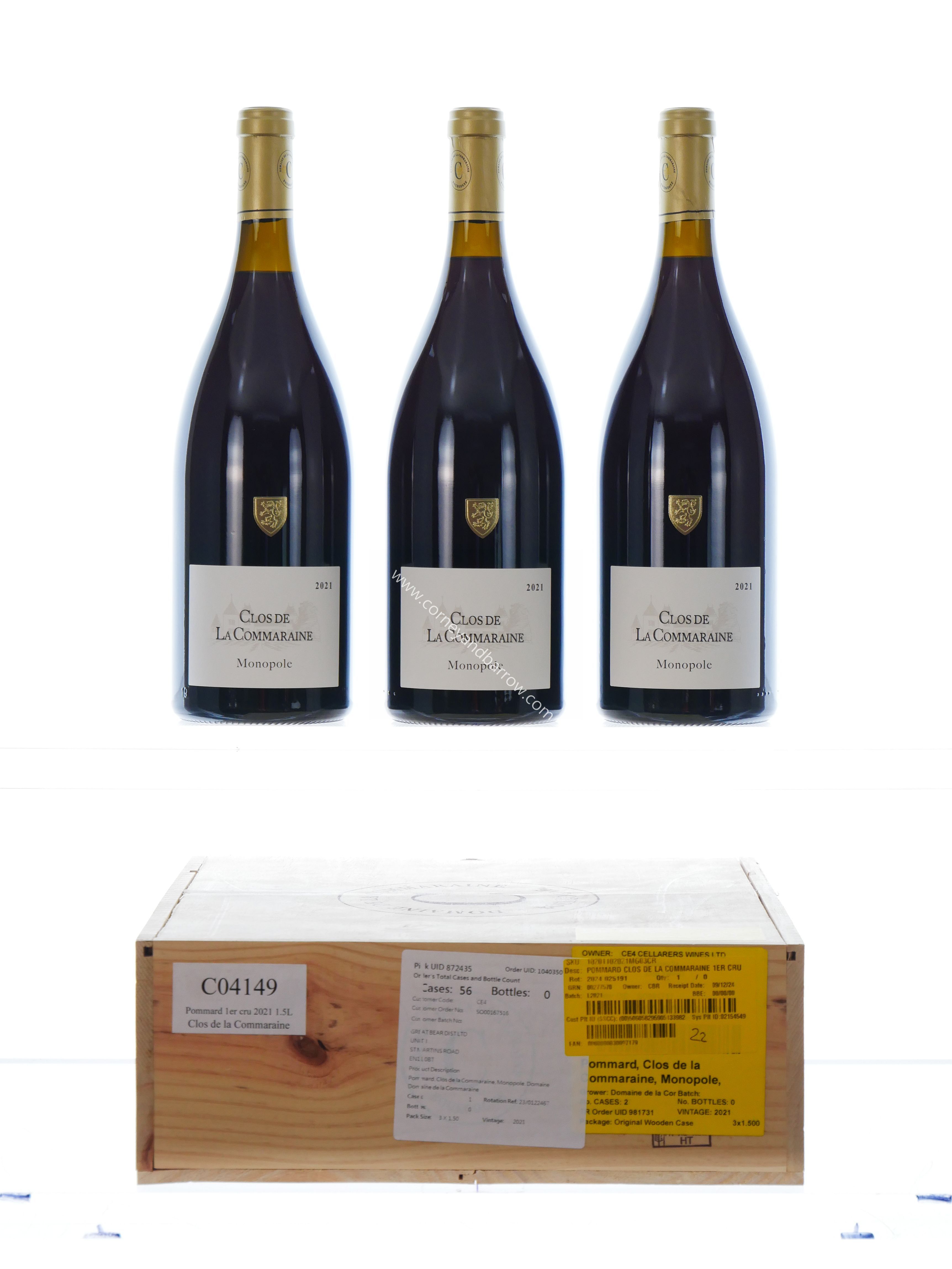 Pommard Clos de la Commaraine 1er Cru Domaine de la Commaraine 2021 Magnum