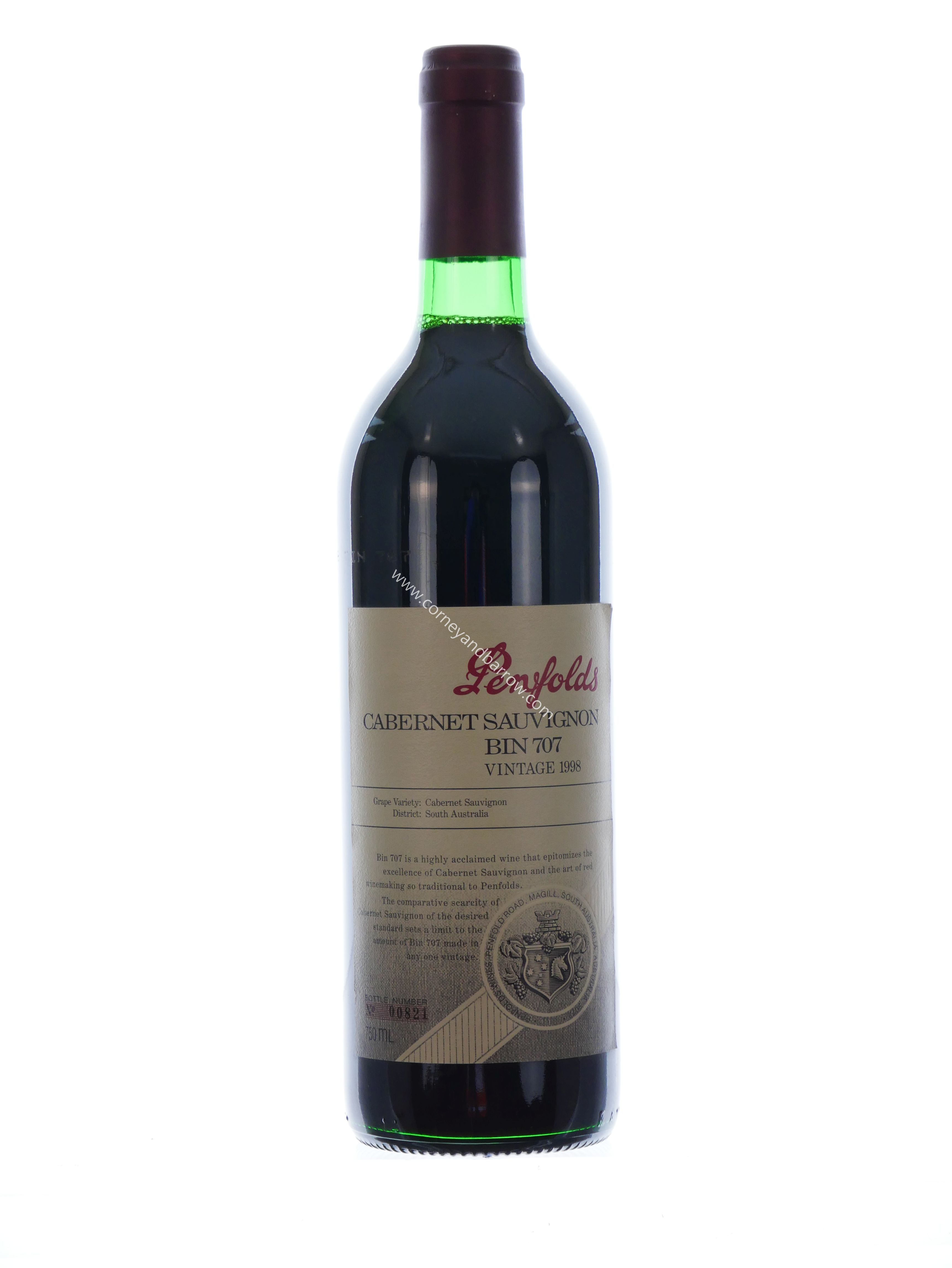 Penfolds Bin 707 1998