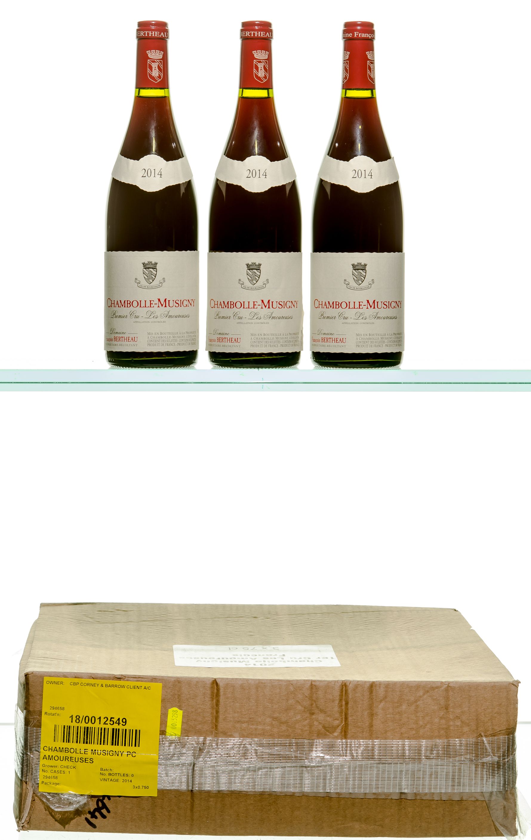 Chambolle-Musigny Les Amoureuses 1er Cru Domaine Francois Bertheau 2014