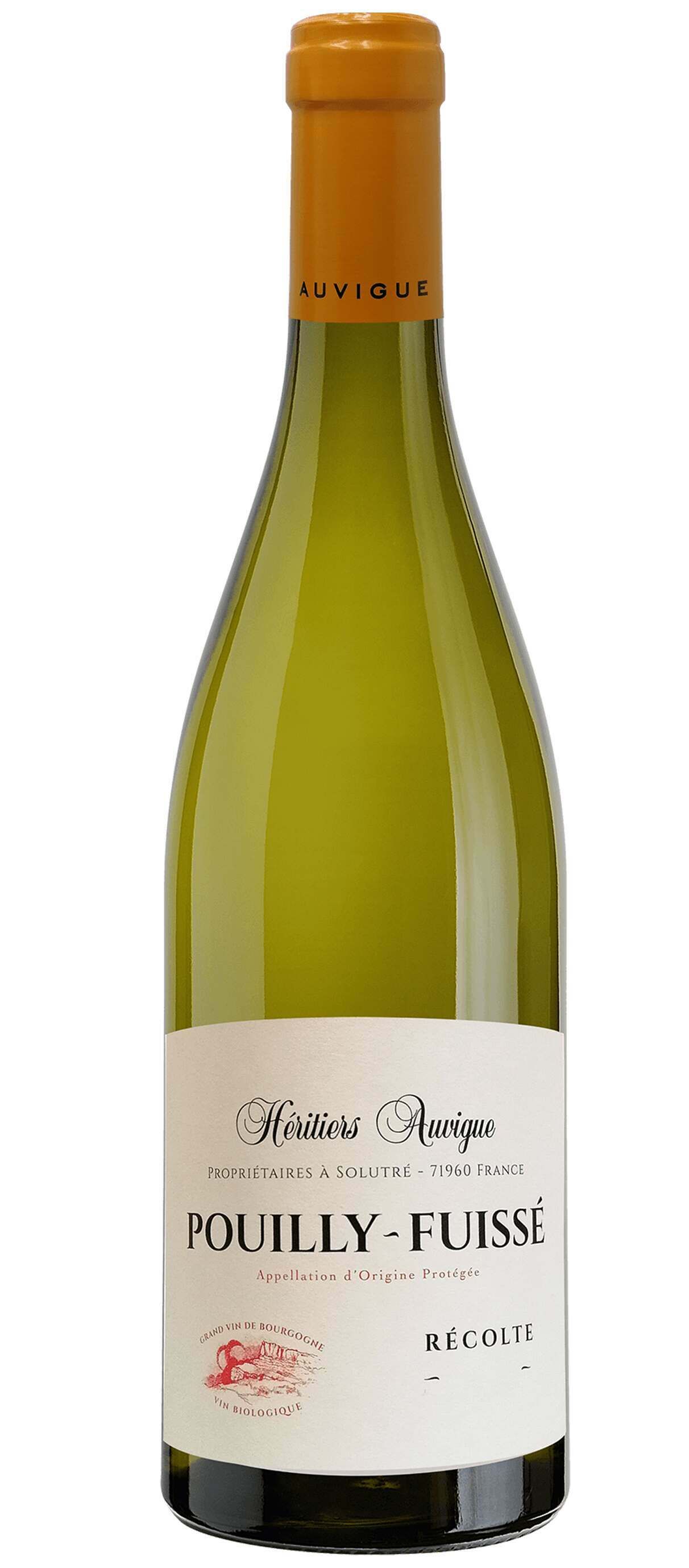 Pouilly-Fuisse Organic Cuvee Heritiers Auvigue 2019