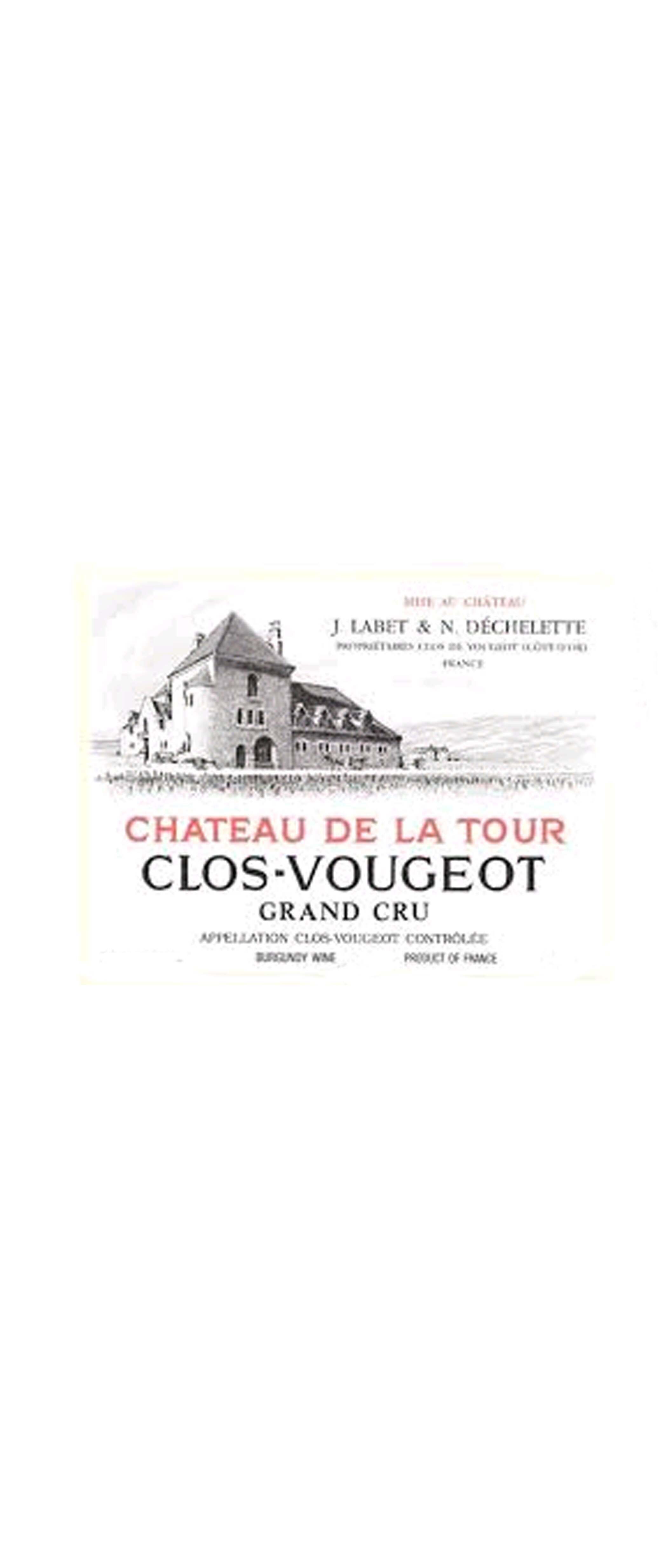 Clos de Vougeot Grand Cru Vieilles Vignes Chateau de la Tour 2012