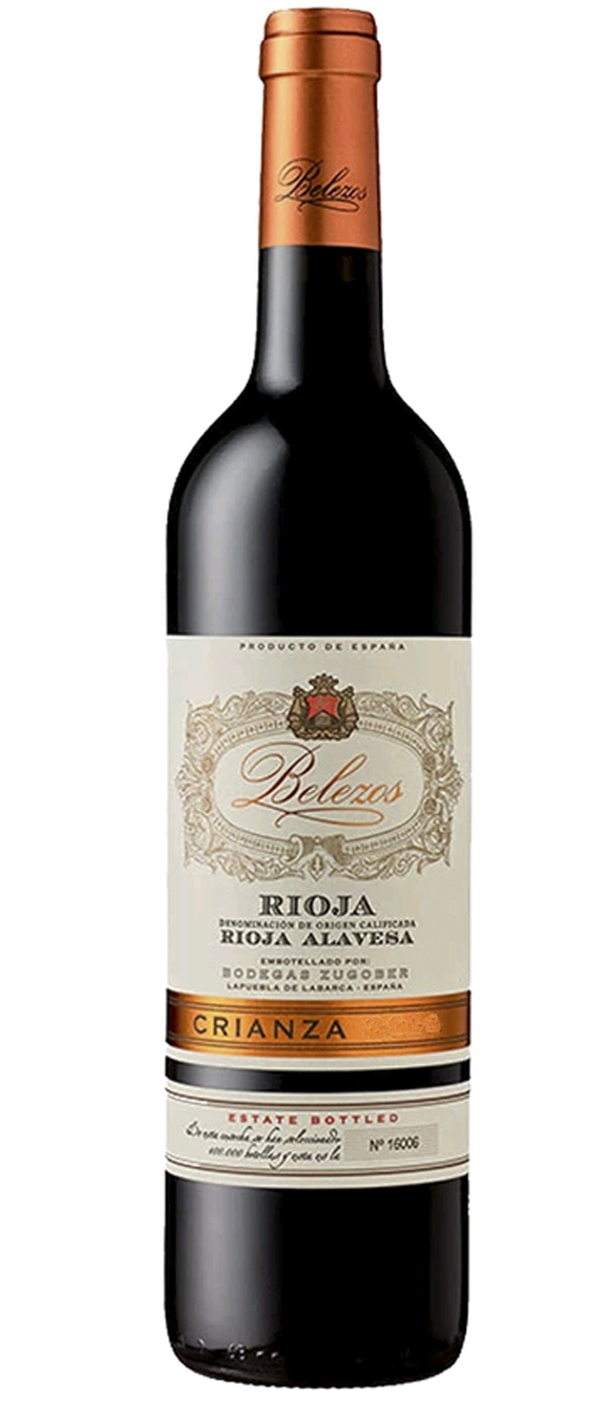 Belezos Rioja Crianza Bodegas Zugober 2021