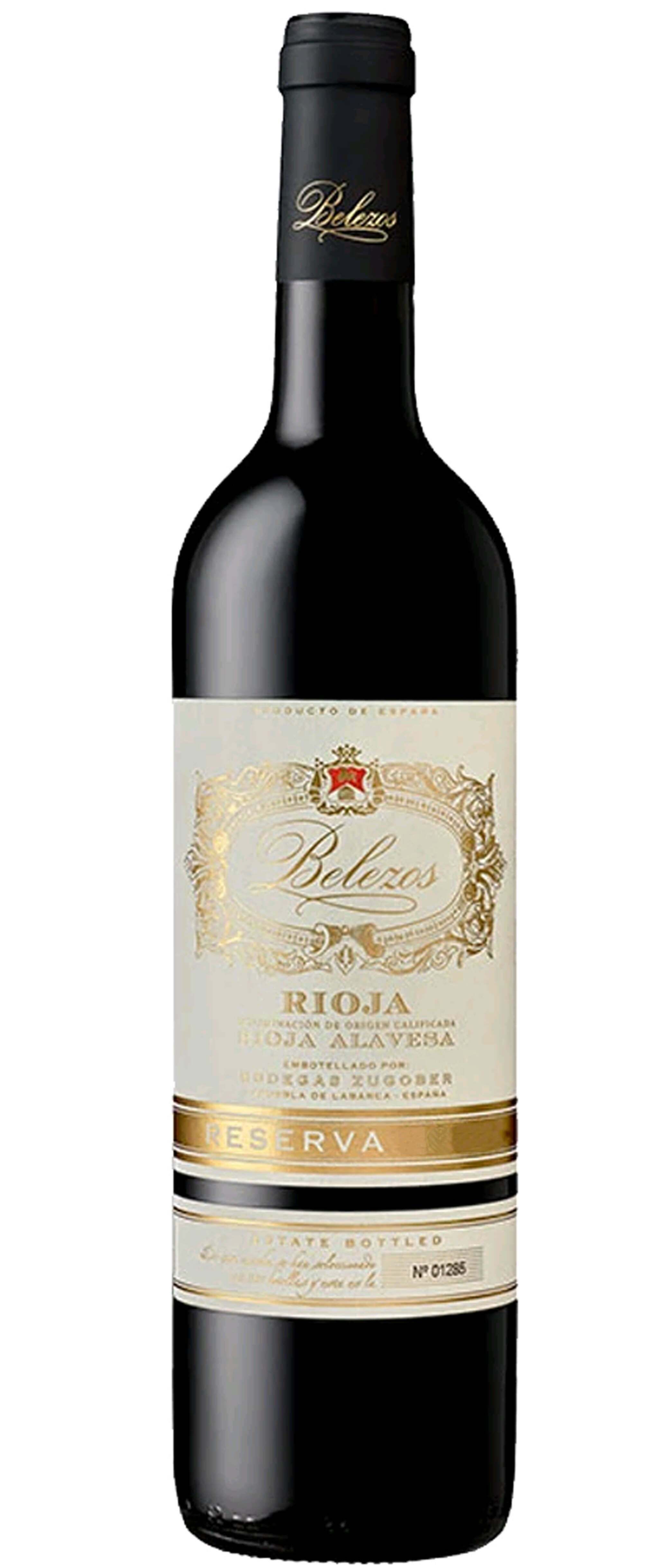 Belezos Rioja Reserva Bodegas Zugober 2018