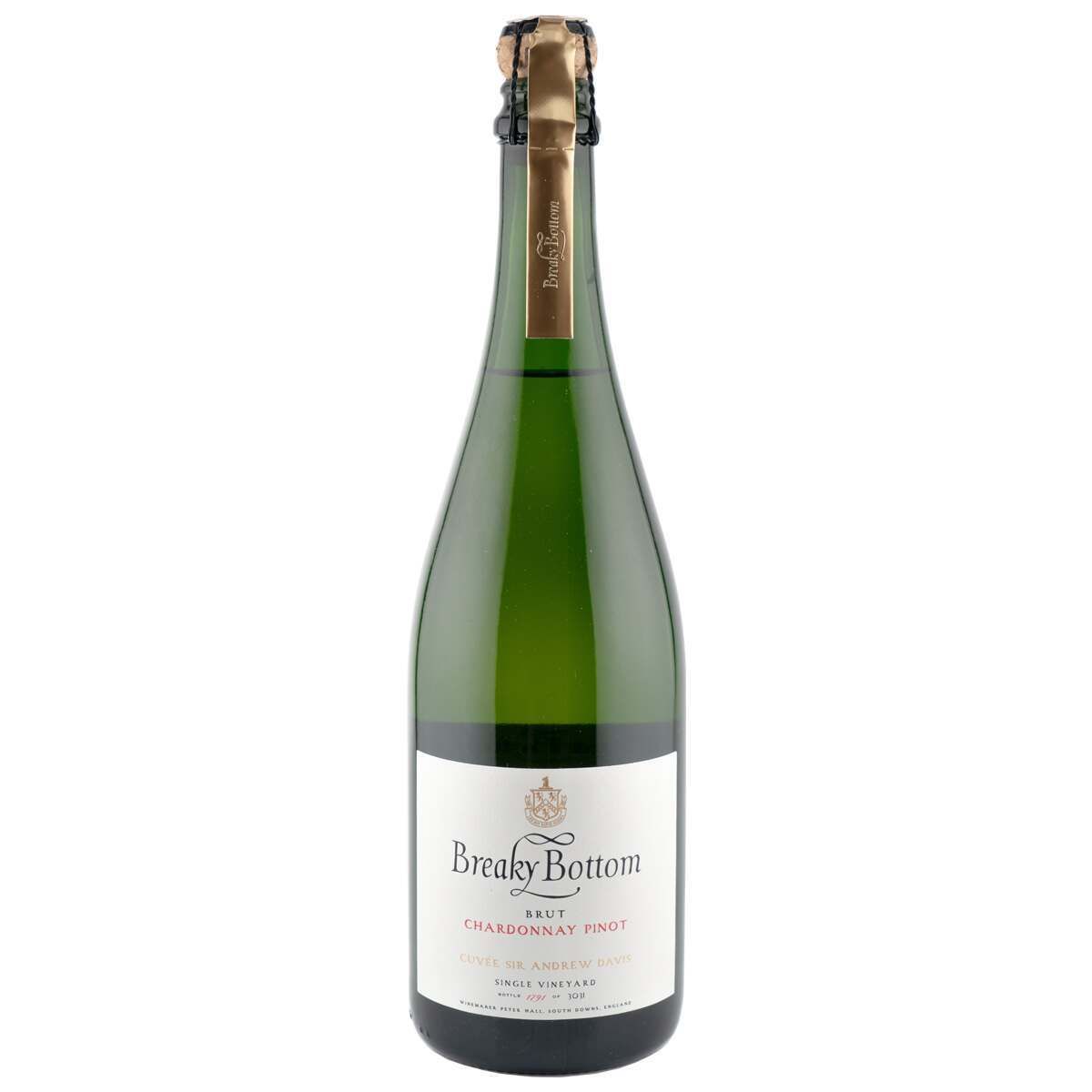 Breaky Bottom Cuvee Sir Andrew Davis Brut Traditional Method 2016