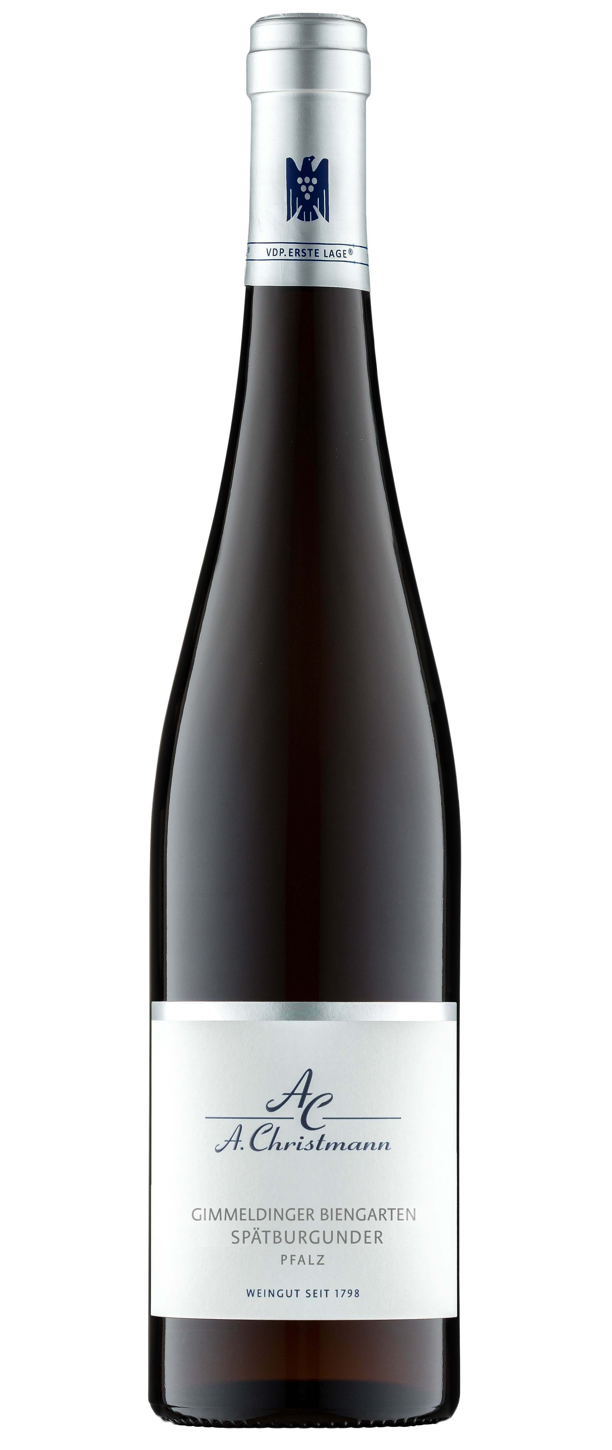 Gimmeldinger Biengarten Spatburgunder Erste Lage Trocken Weingut A Christmann 2021