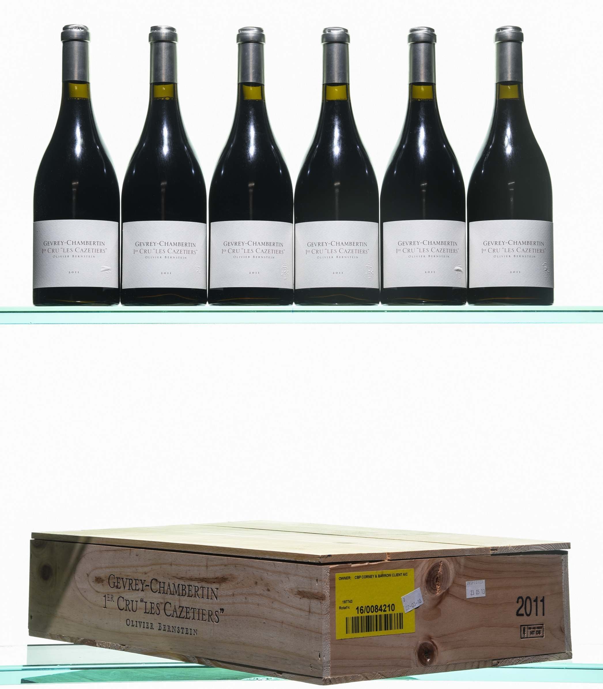 Gevrey-Chambertin Les Cazetiers 1er Cru Domaine Olivier Bernstein 2011