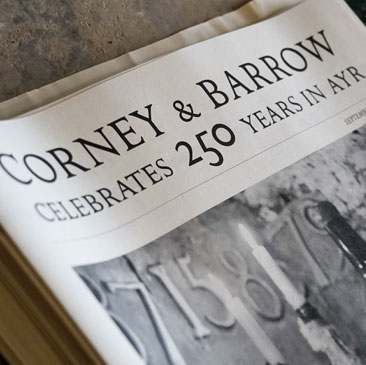 Corney and Barrow heritage, corney and barrow history